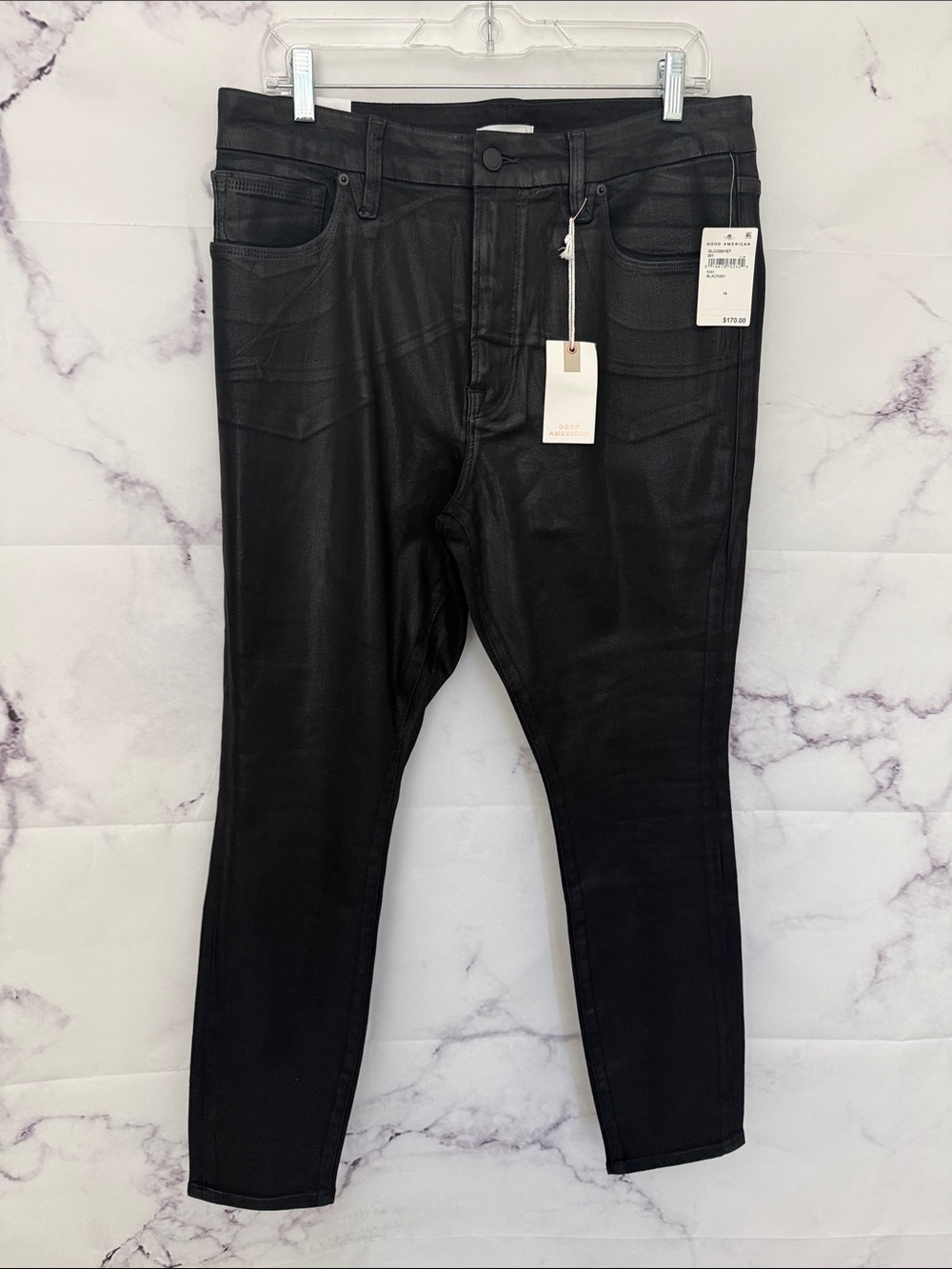 Good American good legs ultimate skinny sculpting Gene size 15 black